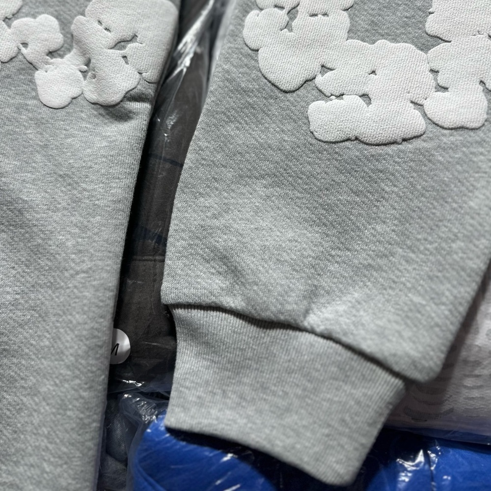 Denim Tears The Cotton Wreath Hoodie βGrayβ - Picture 8 of 9